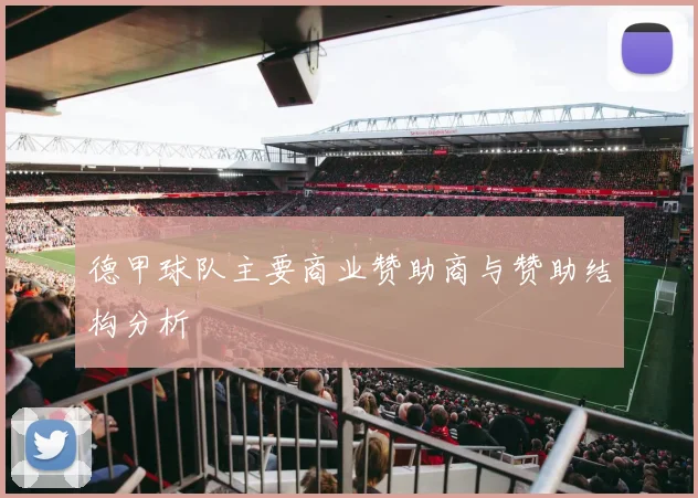 德甲球队主要商业赞助商与赞助结构分析